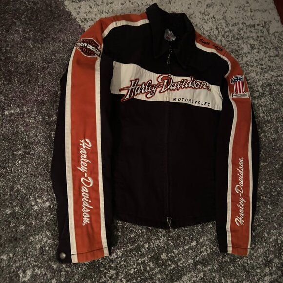 Vintage Harley-Davidson Racing Jacket (Unisex) - Picture 2 of 10